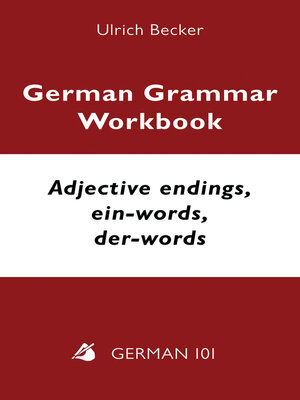 cover image of German Grammar Workbook